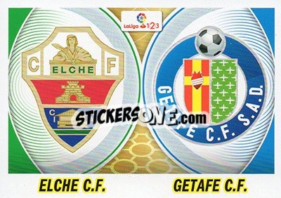 Sticker Escudos LaLiga 2 - Elche / Getafe (3) - Liga Spagnola 2016-2017 - Colecciones ESTE