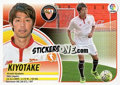 Sticker 5. Kiyotake (Sevilla FC) - Liga Spagnola 2016-2017 n. 685 - Colecciones ESTE