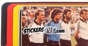 Sticker DFB-Mannschaft - German Football Bundesliga 1982-1983 - Panini