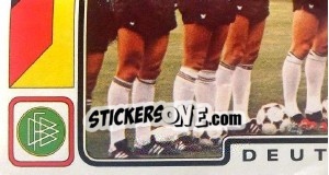 Sticker DFB-Mannschaft - German Football Bundesliga 1982-1983 - Panini