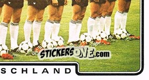 Sticker DFB-Mannschaft - German Football Bundesliga 1982-1983 n. 4 - Panini