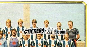 Sticker Mannschaft - German Football Bundesliga 1982-1983 - Panini