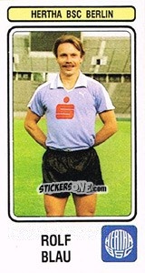 Sticker Ole Rasmussen - German Football Bundesliga 1982-1983 n. 14 - Panini