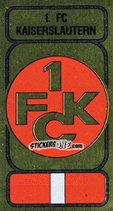 Sticker Wappen - German Football Bundesliga 1982-1983 - Panini