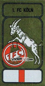 Sticker Wappen - German Football Bundesliga 1982-1983 - Panini