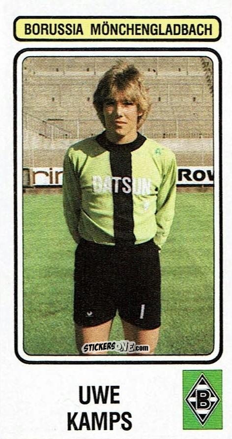 Figurina Uwe Kamps - German Football Bundesliga 1982-1983 n. 315 - Panini