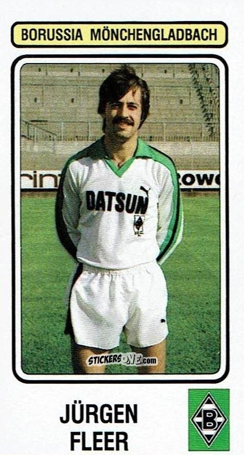 Figurina Jürgen Fleer - German Football Bundesliga 1982-1983 n. 316 - Panini