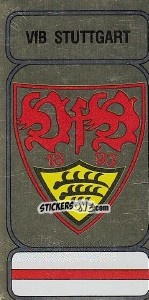 Sticker Wappen - German Football Bundesliga 1982-1983 - Panini