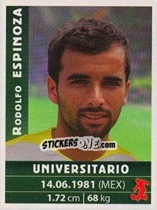 Sticker Rodolfo Espinoza - Copa Cable Mágico 2009 - Panini