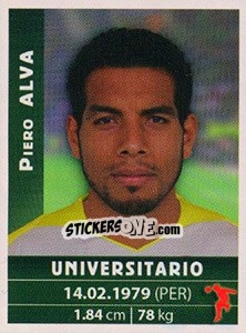 Sticker Piero Alva - Copa Cable Mágico 2009 - Panini