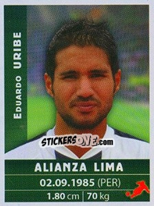 Figurina Eduardo Uribe - Copa Cable Mágico 2009 - Panini