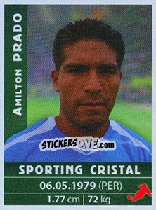 Sticker Amilton Prado - Copa Cable Mágico 2009 - Panini