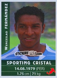 Cromo Wenceslao Fernández - Copa Cable Mágico 2009 - Panini