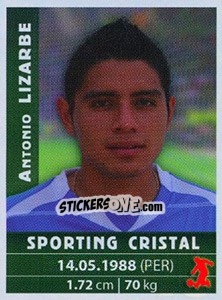 Figurina Antonio Lizarbe - Copa Cable Mágico 2009 - Panini