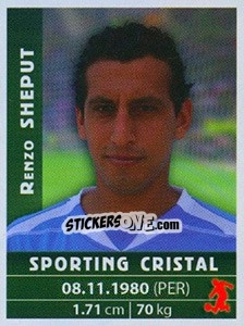 Sticker Renzo Sheput - Copa Cable Mágico 2009 - Panini