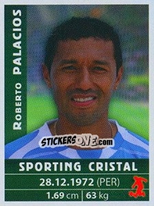 Sticker Roberto Palacios - Copa Cable Mágico 2009 - Panini