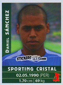 Sticker Daniel Sánchez - Copa Cable Mágico 2009 - Panini