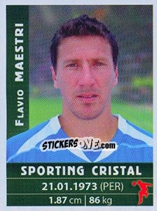 Cromo Flavio Maestri - Copa Cable Mágico 2009 - Panini