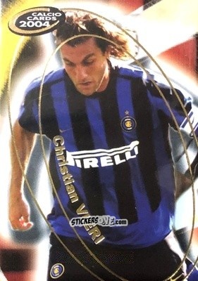 Sticker Vieri - Calcio Cards 2003-2004 n. 1 - Panini