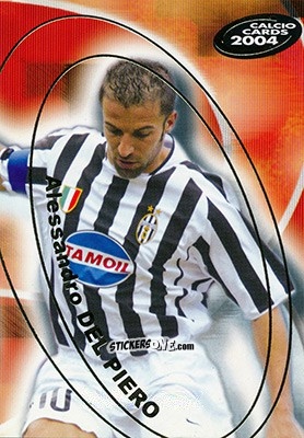 Sticker Del Piero - Calcio Cards 2003-2004 n. 3 - Panini