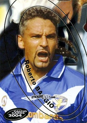 Sticker R. Baggio - Calcio Cards 2003-2004 n. 7 - Panini