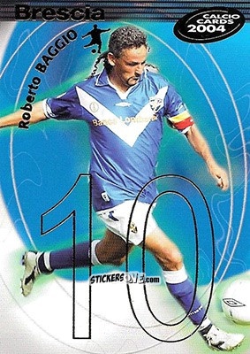 Sticker R. Baggio - Calcio Cards 2003-2004 n. 35 - Panini