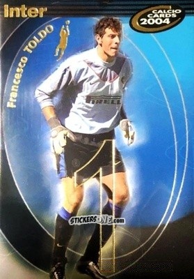Sticker Toldo - Calcio Cards 2003-2004 n. 55 - Panini