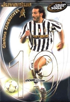 Sticker Zambrotta - Calcio Cards 2003-2004 n. 70 - Panini