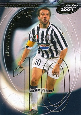 Sticker Del Piero - Calcio Cards 2003-2004 n. 71 - Panini
