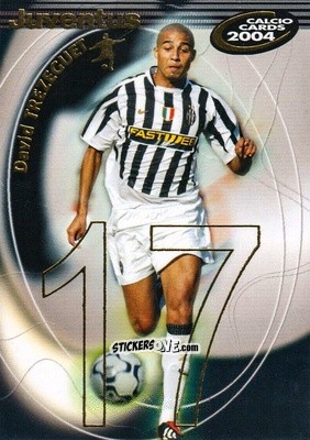Sticker Trezeguet - Calcio Cards 2003-2004 n. 72 - Panini