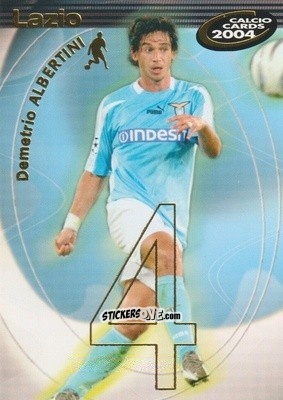 Sticker Albertini - Calcio Cards 2003-2004 n. 77 - Panini