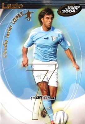 Sticker Lopez - Calcio Cards 2003-2004 n. 81 - Panini