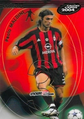 Sticker Maldini - Calcio Cards 2003-2004 n. 93 - Panini