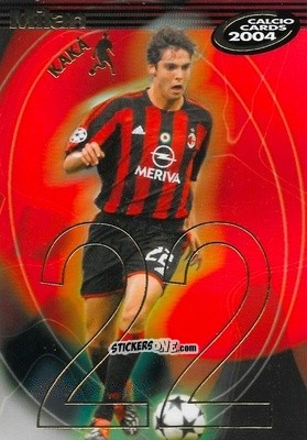 Sticker Kaka - Calcio Cards 2003-2004 n. 96 - Panini