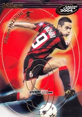 Sticker Inzaghi - Calcio Cards 2003-2004 n. 98 - Panini