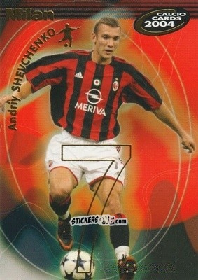Sticker Shevchenko - Calcio Cards 2003-2004 n. 99 - Panini
