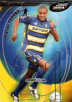 Sticker Ferrari - Calcio Cards 2003-2004 n. 112 - Panini