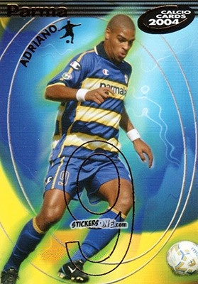 Sticker Adriano - Calcio Cards 2003-2004 n. 117 - Panini