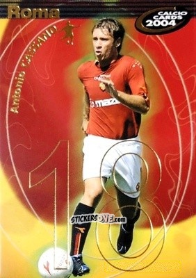 Sticker Cassano - Calcio Cards 2003-2004 n. 142 - Panini