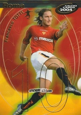Sticker Totti - Calcio Cards 2003-2004 n. 144 - Panini