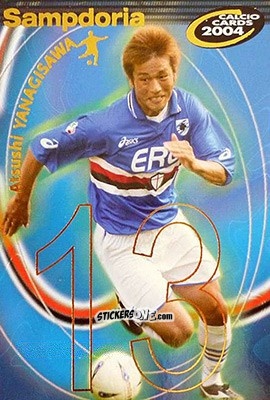 Sticker Yanagisawa - Calcio Cards 2003-2004 n. 153 - Panini