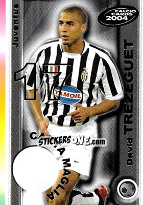 Sticker Trezeguet - Calcio Cards 2003-2004 - Panini