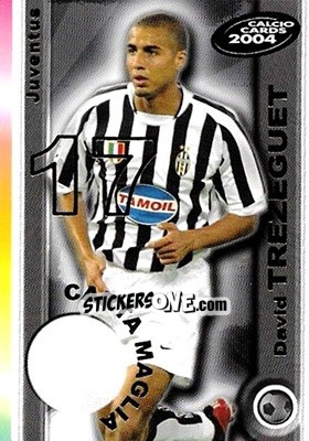 Sticker Trezeguet - Calcio Cards 2003-2004 n. CM4 - Panini