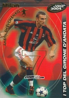 Sticker Shevchenko - Calcio Cards 2003-2004 n. TGA5 - Panini
