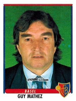 Sticker Guy Mathez - Football Switzerland 1998-1999 n. 24 - Panini