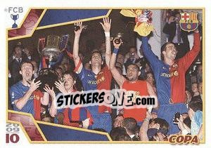 Sticker Игроки Барселоны в Кубке Испании - FC Barcelona 2009-2010 - Panini