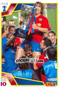 Sticker Чемпионат Испании - FC Barcelona 2009-2010 n. 8 - Panini