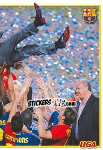 Sticker Хосеп Гвардиола - FC Barcelona 2009-2010 - Panini