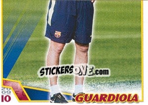 Sticker Хосеп Гвардьола - FC Barcelona 2009-2010 - Panini
