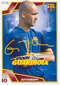 Figurina Хосеп Гвардьола - FC Barcelona 2009-2010 - Panini